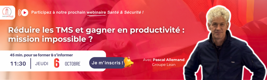 bannière Réduire les TMS et gagner en productivité : mission impossible ?